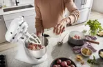 Batidora de Pie KitchenAid Classic Series K45SSWH 4.5 Cuartos 275W 10 Velocidades
