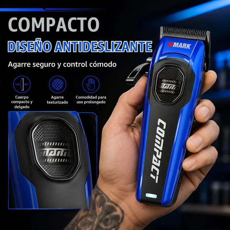 Set Clipper Inalam 2 Vel. 8000 Rpm + Trimmer 8000 Rpm Wmark