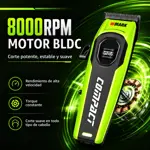 Set Clipper Inalam 2 Vel. 8000 Rpm + Trimmer 8000 Rpm Wmark