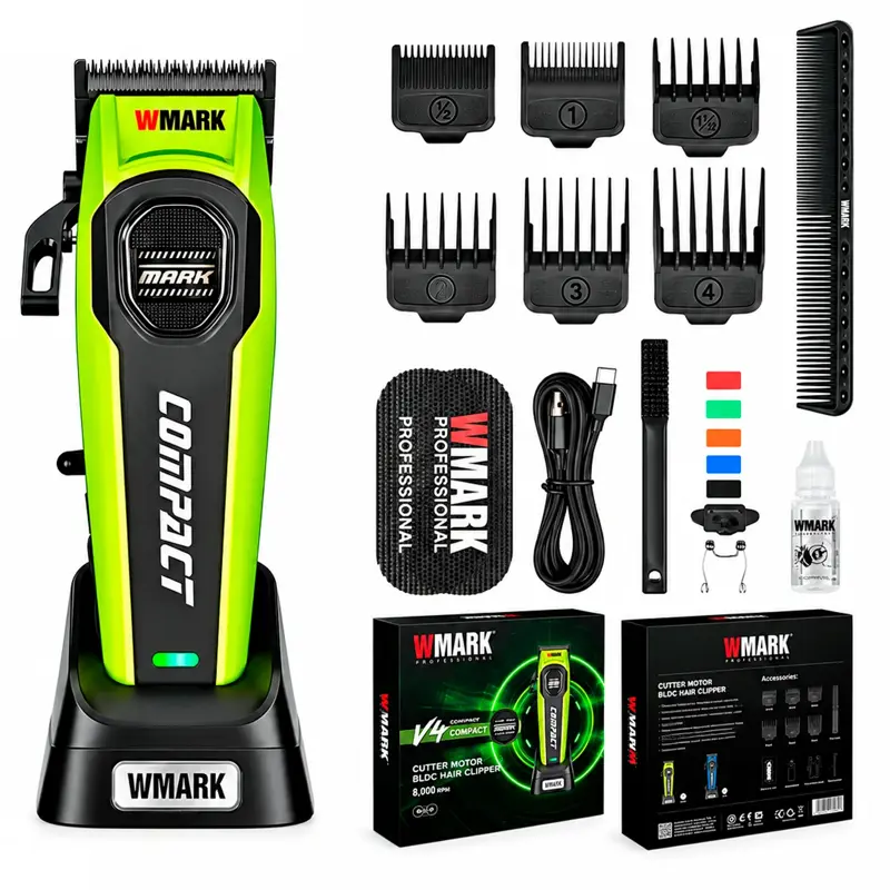 Set Clipper Inalam 2 Vel. 8000 Rpm + Trimmer 8000 Rpm Wmark