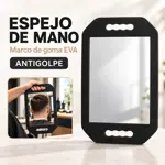 Espejo de Mano Reforzado Barberplus para Barberia Peluquera
