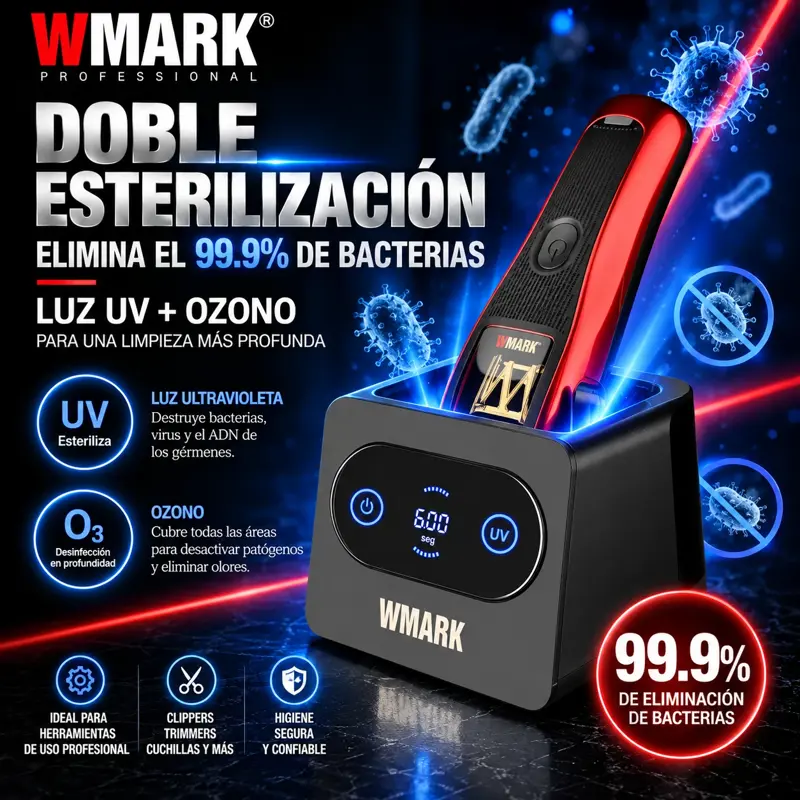 Esterilizador Con Luz Uv Para Desinfección Por Ozono Wmark