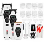 Kit 3 En 1 Clipper + Trimmer + Afeitadora Wmark Ng-7602