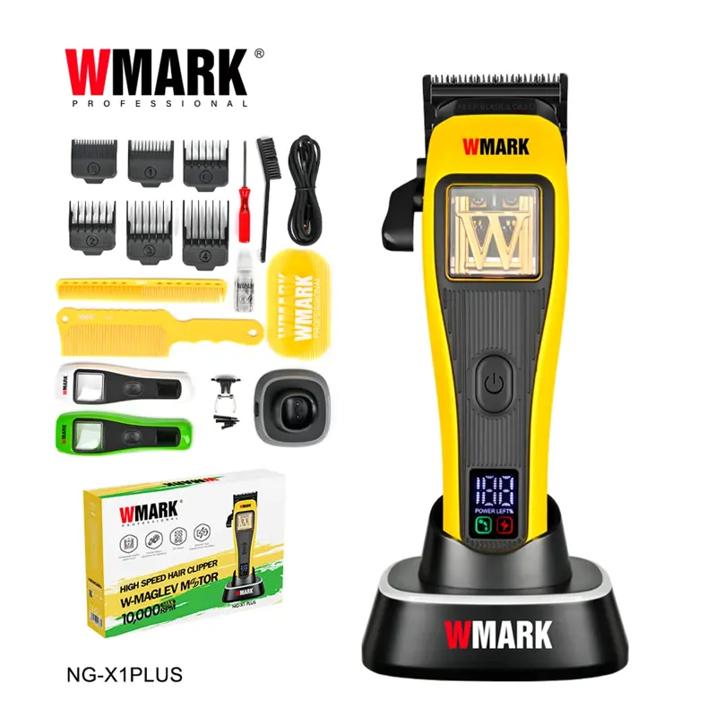 Set Clipper + Trimmer Inalam Motor Vectorial 10000 Rpm Wmark