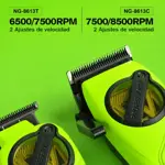 Set P/Barberia 5 En 1 Wmark Ng-8637 Clipper Trimmer Shaver