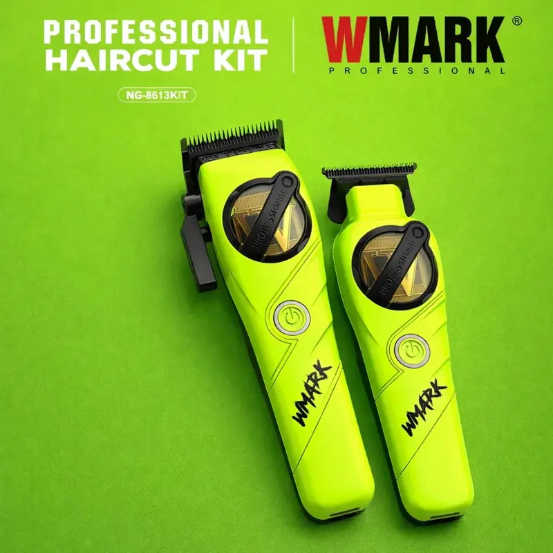 Set P/Barberia 5 En 1 Wmark Ng 8637 Clipper Trimmer Shaver