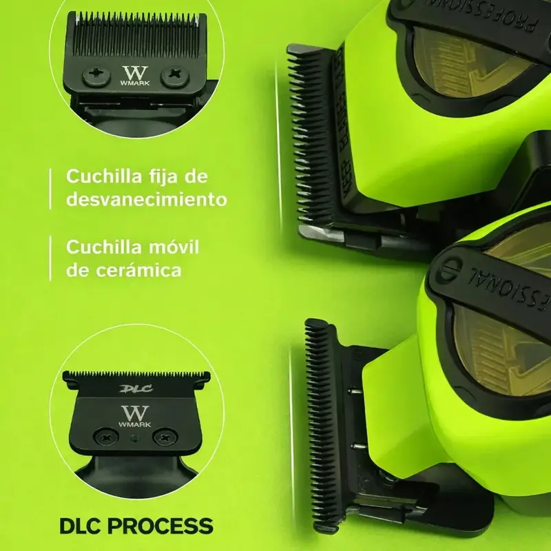 Set P/Barberia 5 En 1 Wmark Ng 8637 Clipper Trimmer Shaver