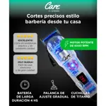 Máquina de Cortar Pelo Care By Gadnic Inalámbrica Profesional 10 Peines Accesorios