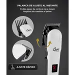 Máquina de Cortar Pelo Care By Gadnic Inalámbrica Profesional 10 Peines Accesorios