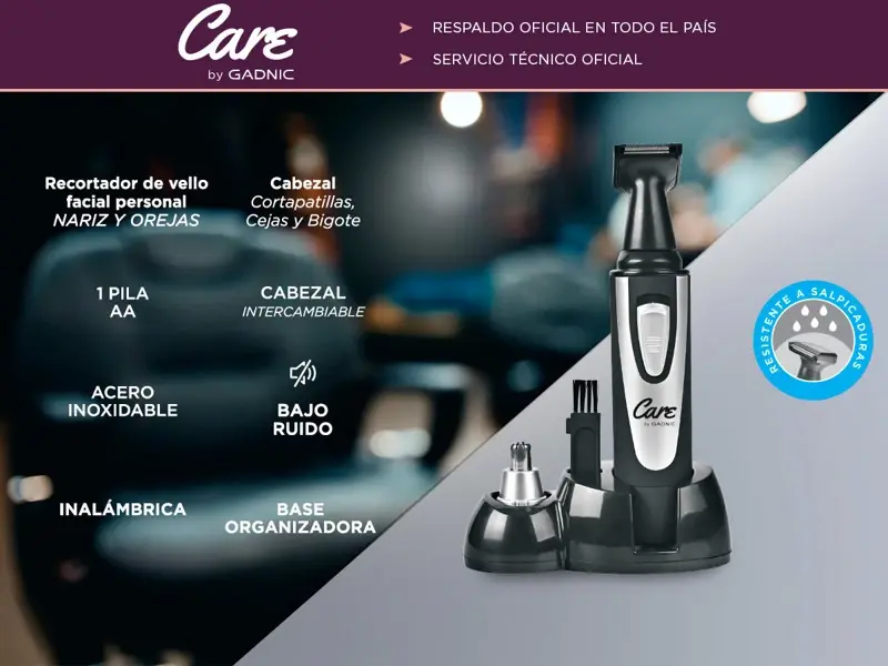 Maquina Corta Pelo Gadnic NT1000 Nariz Oreja Patillera Profesional
