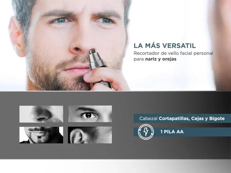 Maquina Corta Pelo Gadnic NT1000 Nariz Oreja Patillera Profesional