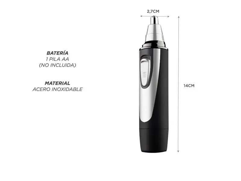 Maquina Corta Pelo Gadnic NT1000 Nariz Oreja Patillera Profesional