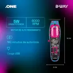 MAQUINA CORTA PELO BWAY URBAN + PATILLERA ONE