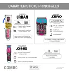 MAQUINA CORTA PELO BWAY URBAN + PATILLERA ONE + AFEITADORA ZERO