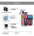 MAQUINA CORTA PELO BWAY URBAN + PATILLERA ONE + AFEITADORA ZERO