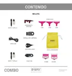 MAQUINA CORTA PELO BWAY URBAN + PATILLERA ONE + AFEITADORA ZERO