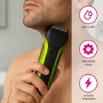 Afeitadora Braun 300 BT Series 3 Sport Negro y Amarillo