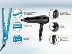 Kit de Planchita De Pelo + Secador Gadnic Profesional