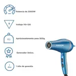 Babyliss Kit Peluquería Secador Iónico 2000W + Plancha Brazilian Tech 9559