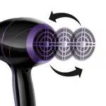 Secador De Pelo Negro Mondial 2000w 220v 3 Velocidad