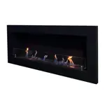 Chimenea Hogar Modelo Paris Black Bioetanol 140cm