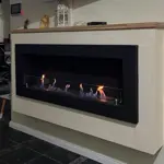 Chimenea Hogar Modelo Paris Black Bioetanol 140cm