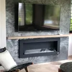 Chimenea Hogar Modelo Paris Black Bioetanol 140cm