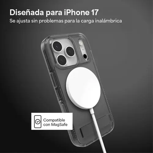 Funda Zagg Santa Cruz Snap iPhone 17 Pro Negro Medianoche