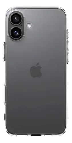 Funda Spigen Crystal Hybrid iPhone 16 Transparente