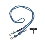 Correa NEGRA para celular de 1.5m y 6mm ajustable, ganchos reforzados NISUTA - NSCOCE615