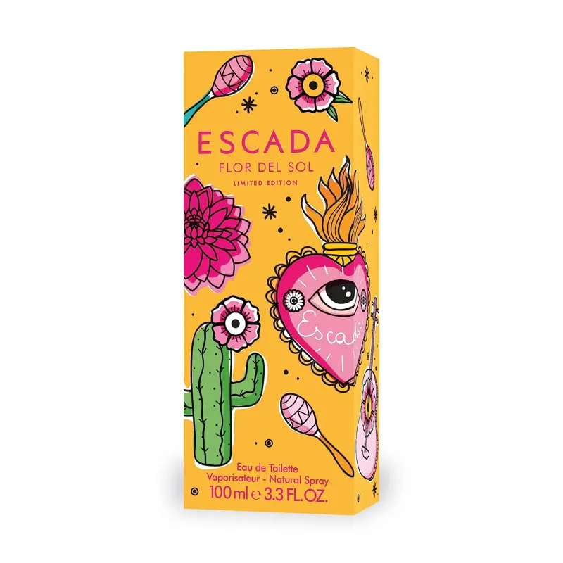 Perfume Escada Flor del Sol, Eau de Toilette, 100 ml