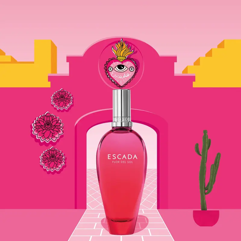 Perfume Escada Flor del Sol, Eau de Toilette, 100 ml