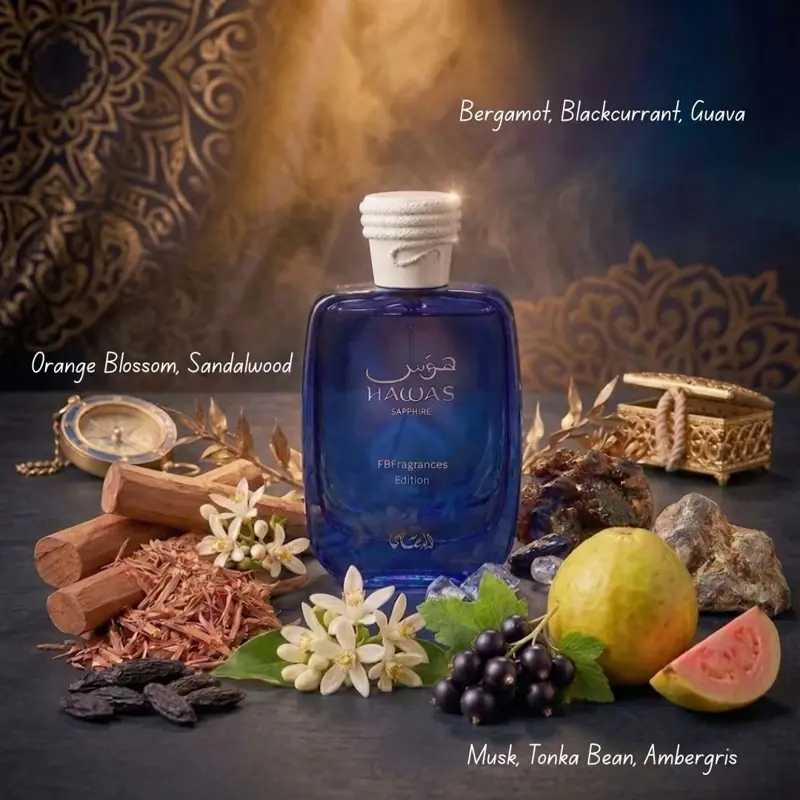 Perfume RASASI Hawas Sapphire 100?ml Spray EDP
