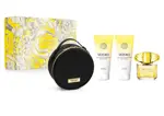 Set de regalo Versace Yellow Diamond 90 ml EDT, 4 piezas
