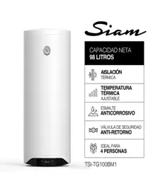 Termotanque Eléctrico 100Lts Conex...