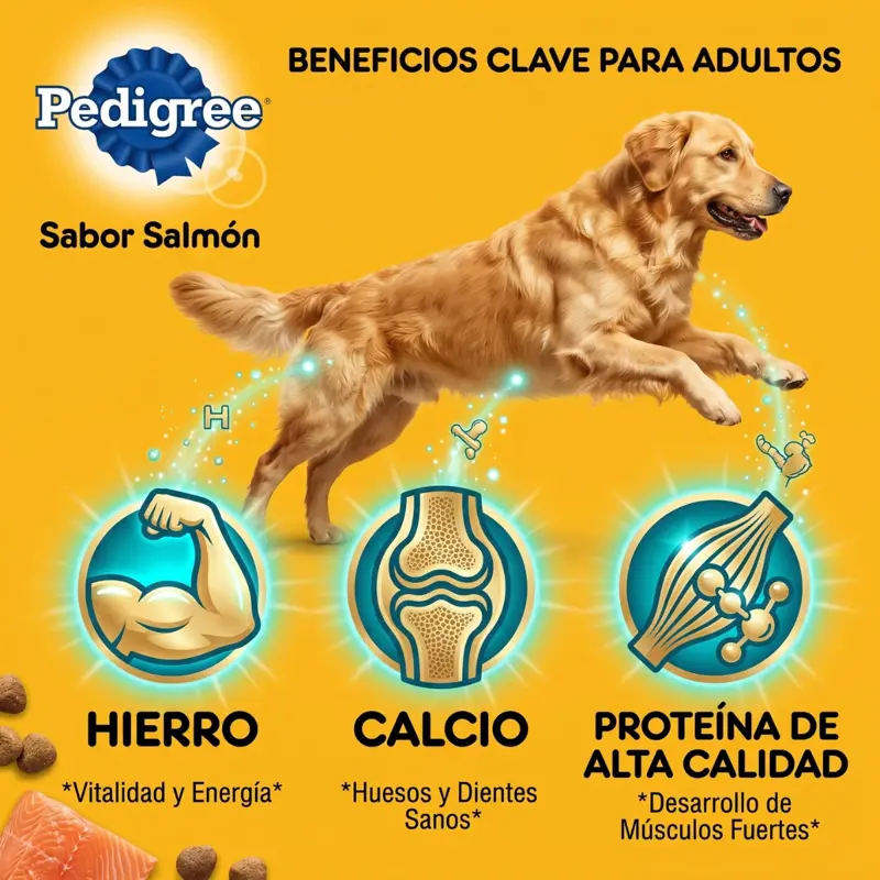 Pedigree Sabores Salmon Alimento Para Perros Adultos 21K
