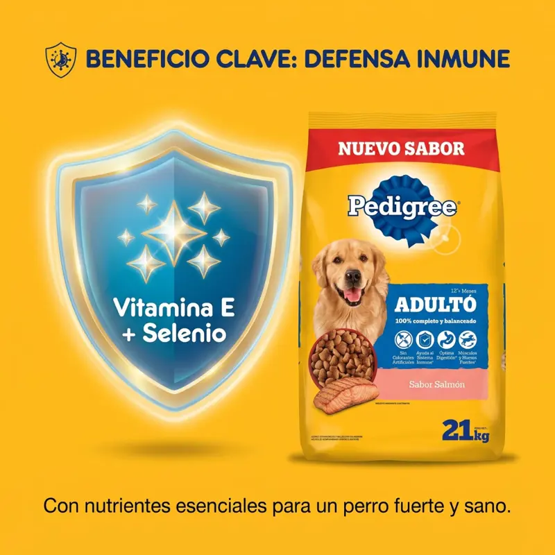 Pedigree Sabores Salmon Alimento Para Perros Adultos 21K