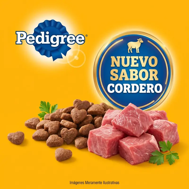 Pedigree Sabores Cordero Alimento Para Perros Adultos 21K