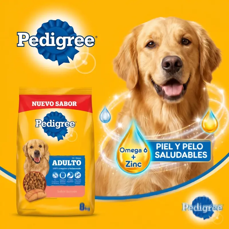 Pedigree Para Perro Adulto Sabor Salmón X 8 Kg