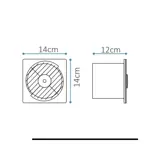 Extractor De Baño Potenciado Hydra Hy-vf1100