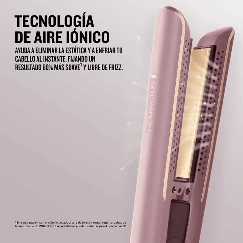 Planchita Alisadora Remington Airvive Aire Ionico Led S8930