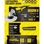 Lustra Lijadora Pulidora Dogo 180mm 1650W DOG54030