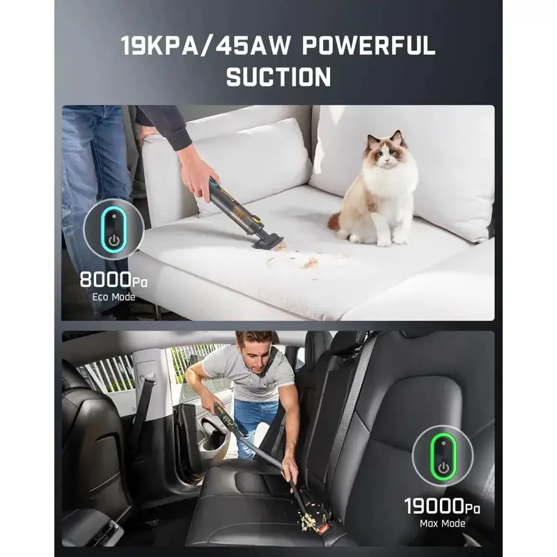 Aspiradora Inalámbrica Para Auto 4 En 1 Fanttik V8 Apex