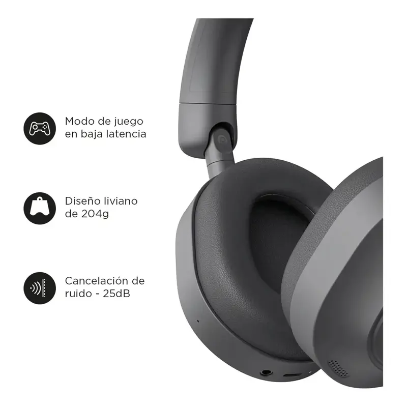 Auricular X view Hp770 Anc Bluetooth Plegable Microfono