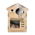 Casa Duplex para Gatos Proline con Rascador CYCPR128-NS