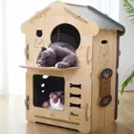 Casa Duplex para Gatos Proline con Rascador CYCPR128-NS