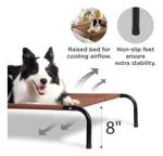 Cama Elevada Xl Para Perros Bedsure Hamaca Portátil Para I