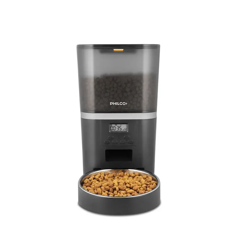 Comedero Automatico Philco para Mascotas Programable 6L Negro PF002P NS