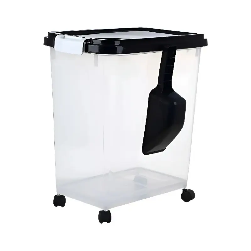 Contenedor de Alimento Proline Hermetico con Ruedas 30L Negro ALIPR142 NS