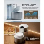 Bebedero Automático Para Mascotas Gadnic Inteligente Sin Filtro Inalámbrico 3 Litros